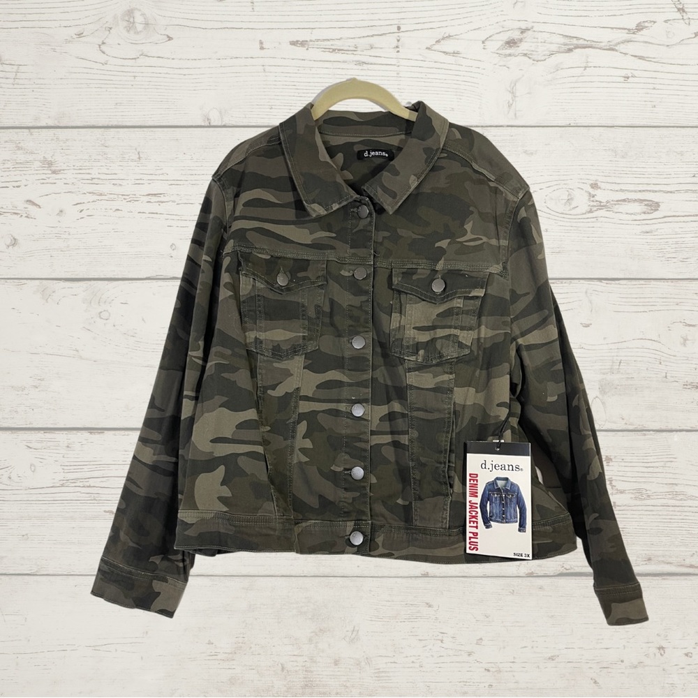 Camo Denim Jacket